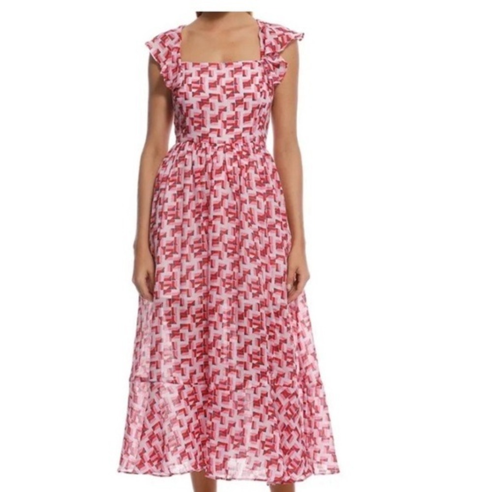 LA Maison Talulah Sweet Sol Midi Dress Size M Flowy Feminine Romantic